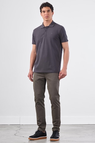 Dufy Antrasit Düz Erkek T-shirt - Slim Fit Antrasit
