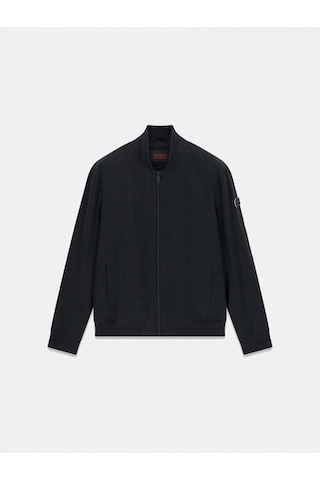 Guess Esnek Katlanabilir Bomber Erkek Siyah Ceket M6rl09wj362-jblk Siyah