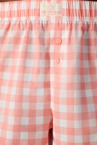 Penti Pembe Cozy Club Gingham Pamuklu Şort Pijama Altı Pn27