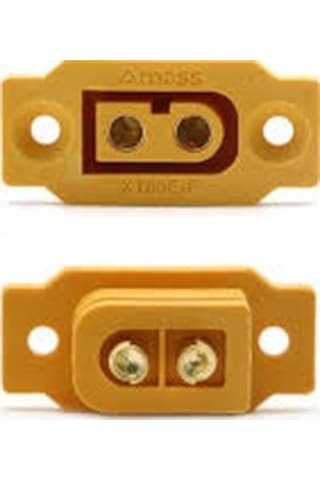 Gözeler Xt60e-f Panel Tip Dişi Konnektör- Xt60 Plug