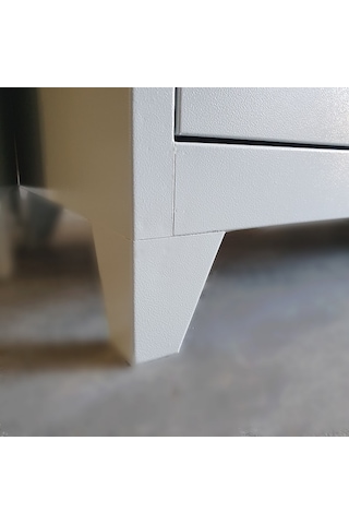Jessan Ofis Standart 6'Lı Soyunma Dolabı Gri