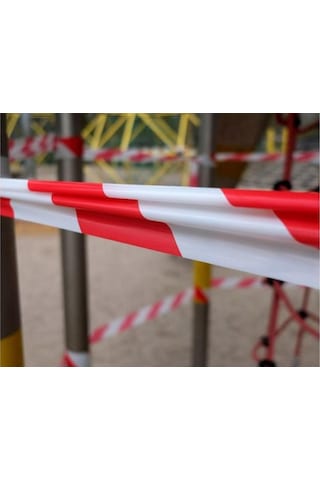 Emniyet Şeridi Ikaz Bandı Kırmızı Beyaz 250 Mt