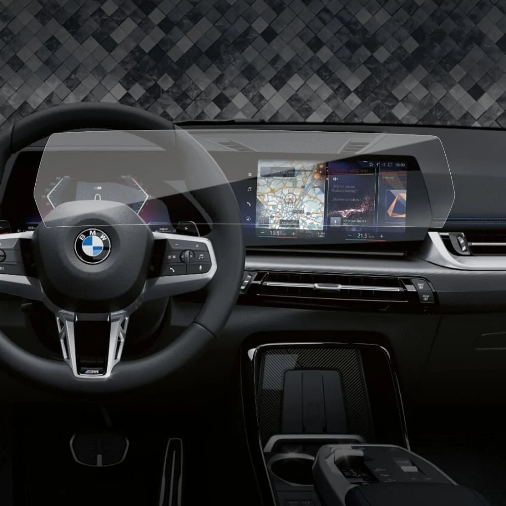 Bmw X1 Uyumlu Ekran Koruyucu U11 Kavisli Ekran İle Uyumlu Tek Parça 9H Nano Ekran Koruyucu