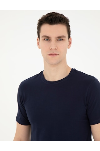 Pierre Cardin Erkek Lacivertvert Tişört Basic 50280751-Vr033 Lacivert