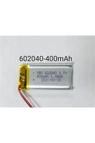 Powermaster 602040 3.7 Volt 400 Mah Lityum Polimer Pil