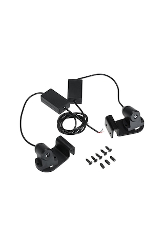 Xindoker Araba Hoşgeldin Lambası - Melek Kanatları Projeksiyon Işığı Alüminyum, 12v-24v, Kırmızı/mavi Seçenekli