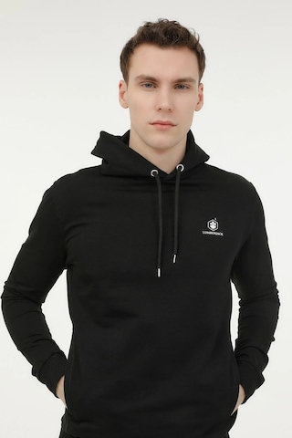 Lumberjack Kapüşonlu Siyah Erkek Sweatshirt 2wsn733pr 001