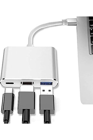Uyumlu 4k Full Hd 1080p Type C To 3 Portlu Hdmı - Usb 3.0 - Pd Çevirici Hub
