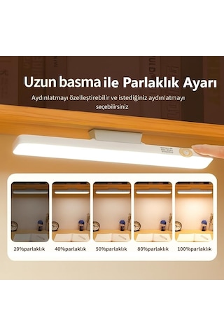 Masa Üstü Dokunmatik 3 Renkli Şarjlı Led Lamba Okuma Lambası Diğer
