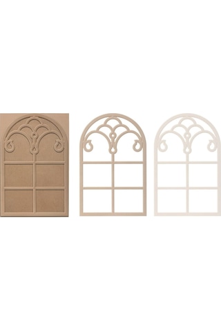 Rafhomestore C9 ( 65X100 Cm ) Duvar Çerçeve Ham Mdf Ahşap
