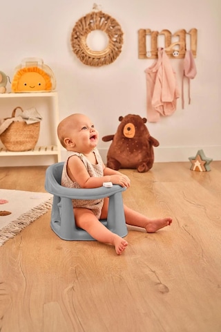 Bebek Banyo Oturağı - Vakum Tabanlı Bebek Mama Oturağı Gri