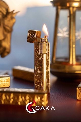 Caka Lighter Petra Gravür Serisi El Yapımı Benzinli Çakmak