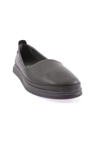 Dgn 2084-23y Kadin Dekolteli Loafer Ayakkabi 2084-1986-R1534 Siyah