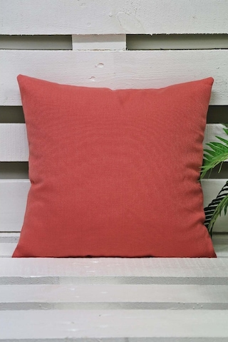 Melodie Keten Kırlent Mercan 50X50 Cm