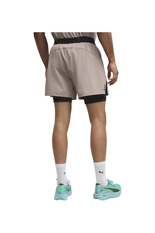 529236-81 Puma X Hyrox M 2ın1 Pwrmode Short Erkek Şort Ve Kapri Bej 529236-81