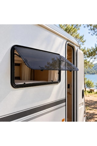 Jarup Flat Açılır Karavan Penceresi 35x60 Cm Bej Jr3560fg S
