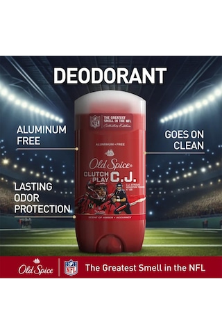 Old Spice Clutch Play Cj Stroud Alüminyumsuz Stick Deodorant 85gr