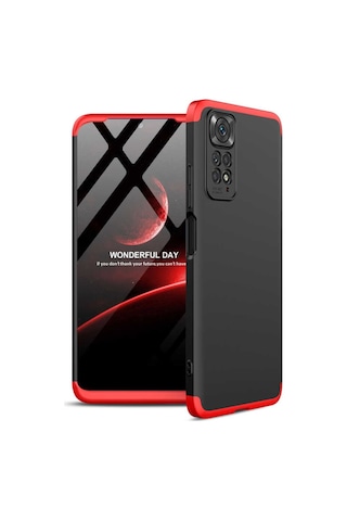 Xiaomi Redmi Note 11S Kilif 3 Parçali Lens Tam Koruma Gkk Kapak 505376264