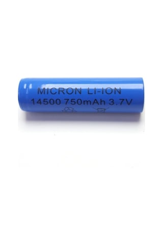 Micron 750 mAh 3.7 V 14500 Li-Ion Şarj Edilebilir Pil