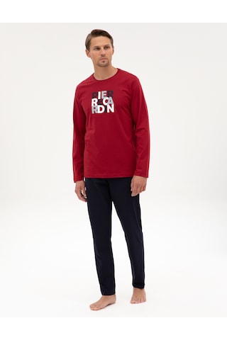 Pierre Cardin Erkek Bordo Pijama Takım 50322654-900 Bordo