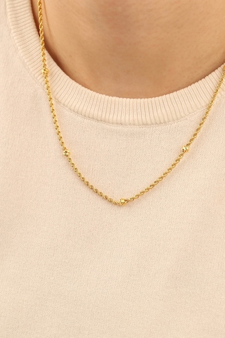 Çgkmücevherat Dorikalı Halat Altın Kolye Drklhlt1 Gold