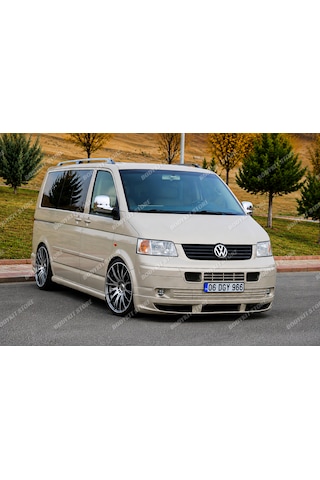 Volkswagen Transporter T5 2004-2010 Uyumlu Ön Tampon Eki T5 Ön Karlık - Boyasız - Fiberglass - Açıklamayı Okuyun