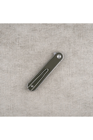 Real Steel Iris Flipper Mikarta Sap 12c27 Çelik Kamp Çakısı 8061ag Kum