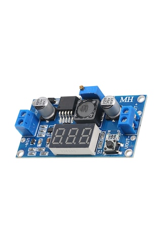 Samdoo Lm2596s Dc-dc Adım Aşağı Voltaj Dönüştürücü Modülü, 24v'den 12/5v, Dijital Gösterge, 3a 5a 75w