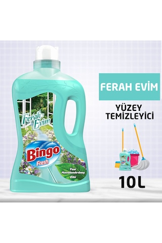 Bingo Fresh Ferah Evim Yüzey Temizleyici Ekonomi Paketi 4 x 2500 ML