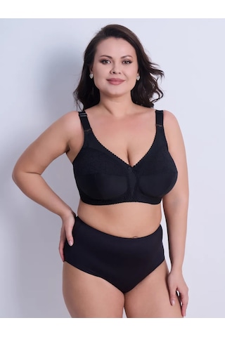 Lavandına Büyük Göğüsler İçin Balensiz Sütyen 323656157 Siyah