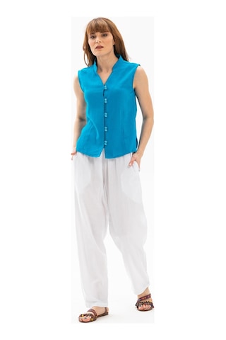 Eliş Şile Bezi Şile Bezi Unisex Şalvar Pantolon Beyaz Byz Beyaz