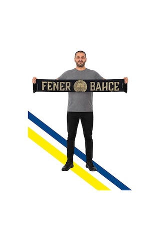 Fenerium Unısex Gold Fenerbahçe Dokuma Atkı Lacivert