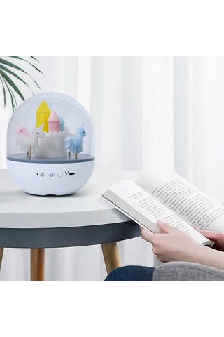 Shineyee Romantik Odalar İçin Fantezi Atlıkarınca Lambası - Yumuşak Işık, Dinlenme Ve Çocuklar İçin Gece Lambası Diğer