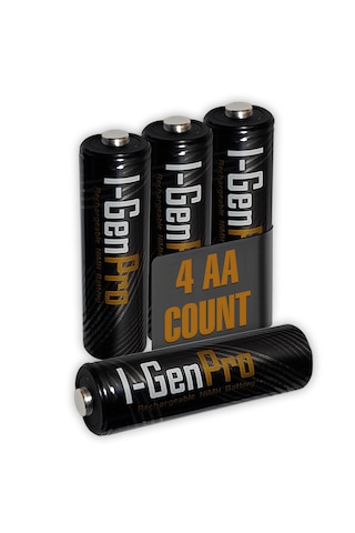 I-Gen G429 4'lü Pil Şarj Aleti + 4 Adet AA Pro 2950 mAh Şarjlı Kalem Pilli Set
