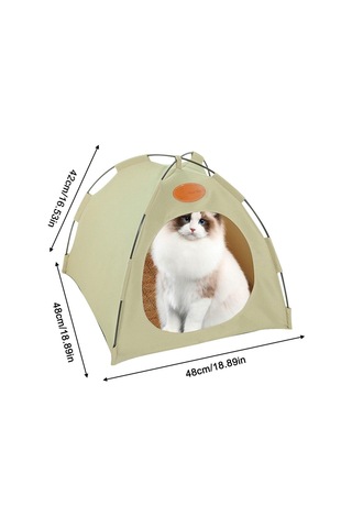 Geeroyoo Taşınabilir Katlanır Kedi Çadırı, Evcil Hayvanlar İçin Rahat Yuvası, Ped Dahil, Çeşitli Renk Ve Boyut Seçenekleri