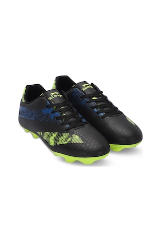 Slazenger CYPRUS KR Erkek Halı Saha Siyah / Yeşil Futbol Ayakkabısı