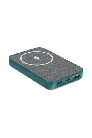 S-lınk P50 5000mah 22.5w Magsafe Standlı Taşınabilir Şarj Cihazı Powerbank Yeşil Yeşil