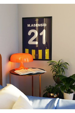 M. Asensio 21 Forma Tasarımlı Poster Tablo Çerçeveli