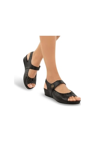 Muya Terra 31130-001 Anatomik Taban Kadın Sandalet Siyah 36-40 Siyah