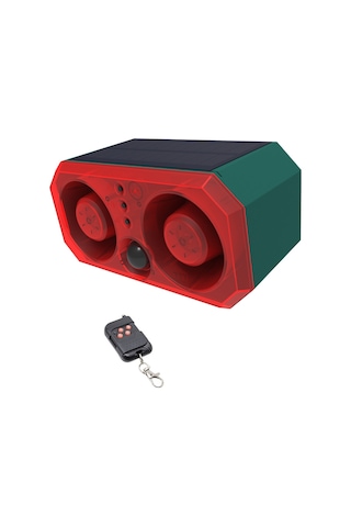 Reedark Güneş Enerjili Hayvan/kuş Çevirici Alarm: 5-8m Enstrüman Mesafesi, Ir Kumanda, 4 Mod Işıklı Sesli Uyarı, N911t
