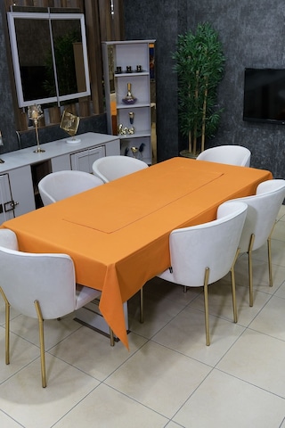 Simple 9'lu Masa Örtüsü Ve Mutfak Önlüğü Seti Mutfak Önlüğü, Masa Örtüsü, Runner, 6'lı Peçete 001