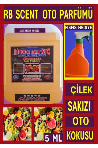 Rb Scent Oto Kokusu Çilek Sakızı Freşh Kokusu 5 Lt Meyva