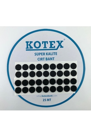 Kotex Para Para Cırt Bant 15 Mm Arkası Yapışkanlı 25 Adet