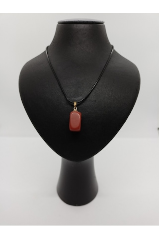 Balık Hediyelik Jasper Taşı Doğaltaş Kolye Çok Renkli