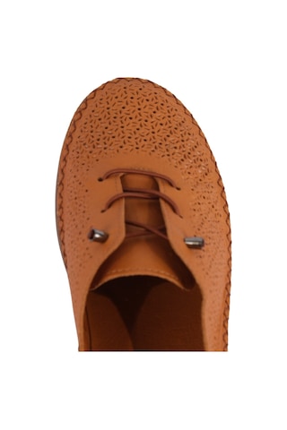 Napa Shoes Kadın Hakiki Deri Konforlu Nefes Alan Esnek Tabanlı Ayakkabı Napa-8208l Taba