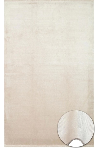 Hoom Rugs Como Nap 02 Vizon Viskon & Floş Sık Dokuma Modern Salon Halısı Vizon
