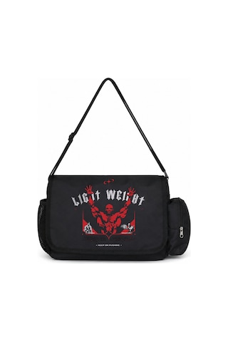 Sevbano Light Weight Ronnie Coleman Fitness Bodybuilding Baskılı Okul, Sp Siyah
