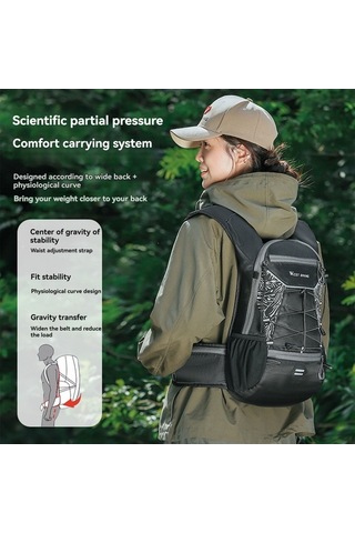 Artfulabode Yürüyüşü Yansıtıcı Sırt Sırt Sırt Kırmızı Kapasiteli Fonksiyonlu Ekipmanları Dağ Dağ Çok Çantası, Çantası, Çantası, Büyük Bisikleti Bisiklet Bisiklet Gd Kırmızı