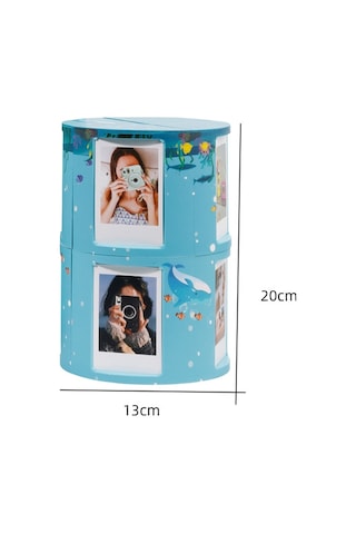 Sones Mini 3-inç Dönüştürülebilir Kendin Yap Fotoğraf Çerçevesi Standı Depolama Rafı Sualtı Dünyası