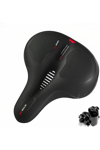 Bisiklet Koltuğu Kırmızı -Siyah